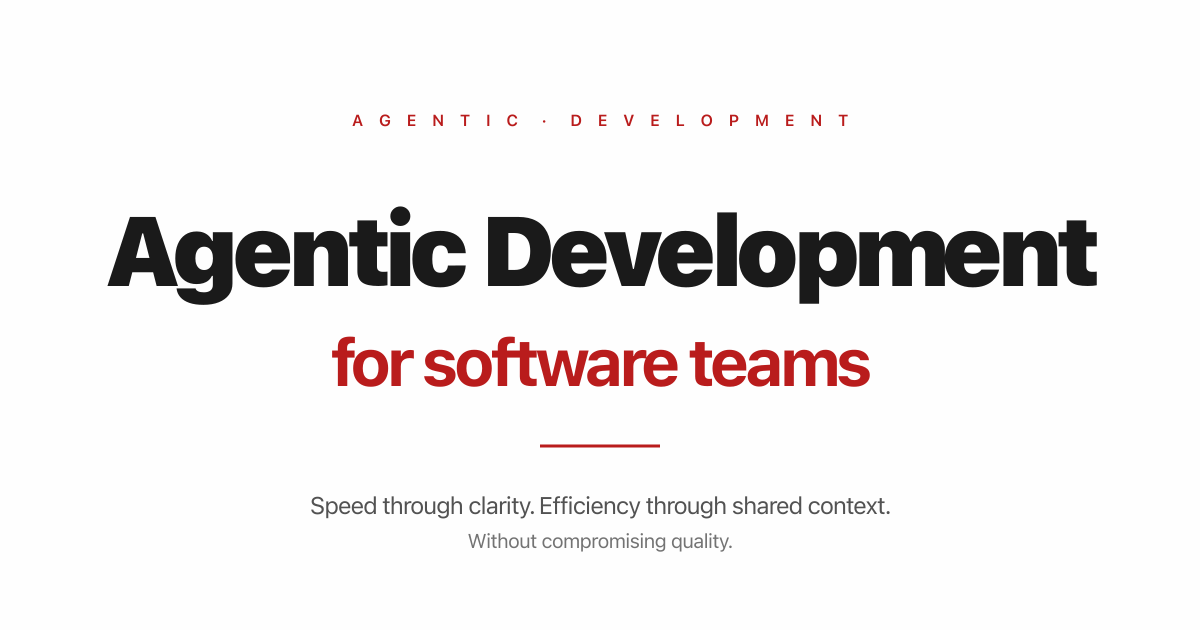 Agentic Development for Software Teams: Phases + RACI